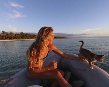 A Woman And Her Cat Are Sailing Around The World!